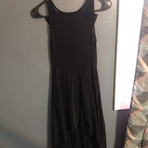 Black Hi-Low dress