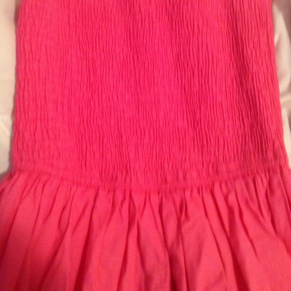 Pink strapless dress - Picture 2 of 4