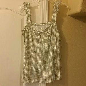 Ruffle sleeved tank