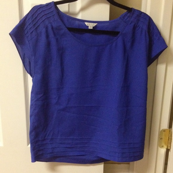 Royal Blue Chiffon Shirt