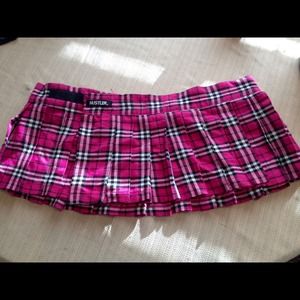 Hustler school girl adjustable rave skirt