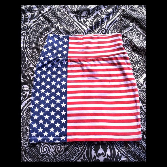 American flag skirt
