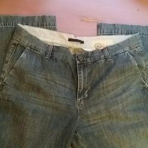 Gap flat front jeans