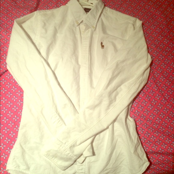 White Ralph Lauren Oxford