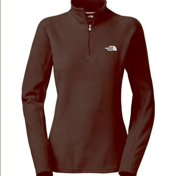 Women's half zip North Face fleece