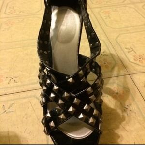 Black Stud heels by Michael Antonio size 9