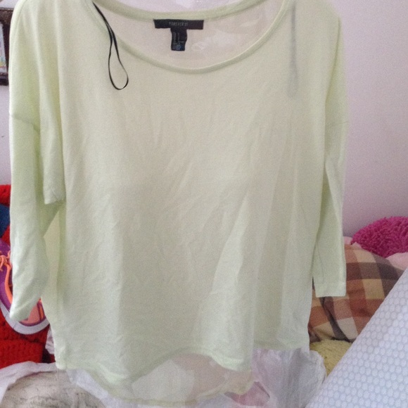 light green top