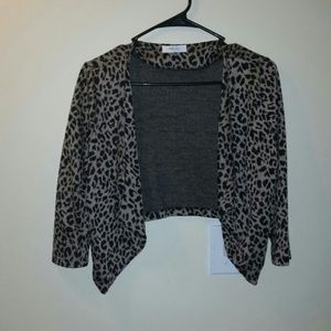 Leopard blazer