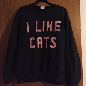 I Like Cats Sweatshirt