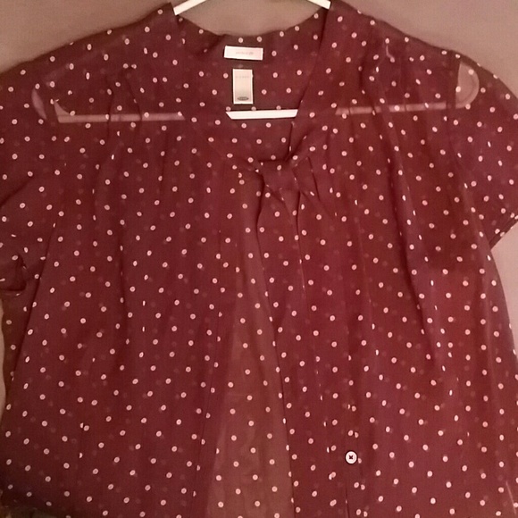 Old Navy sheer blouse