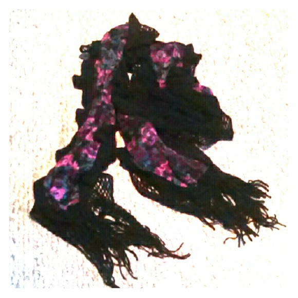 Mixed media scarf