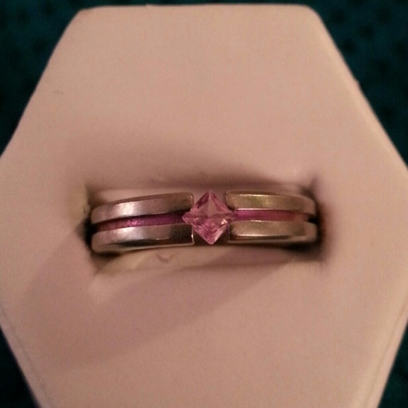 Edward Mirell pink sapphire ring - Picture 2 of 4