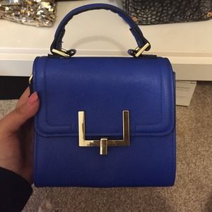 Merona Blue cross body bag