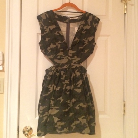 Army Print Dress
