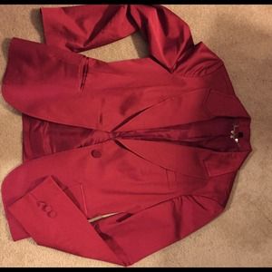 Deep red BEBE blazer