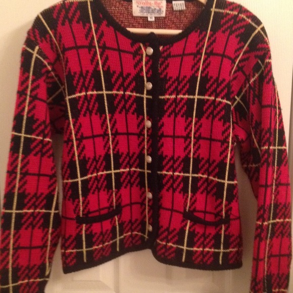 🚨🚨NOW ON SALE🚨🚨Red Plaid Cardigan