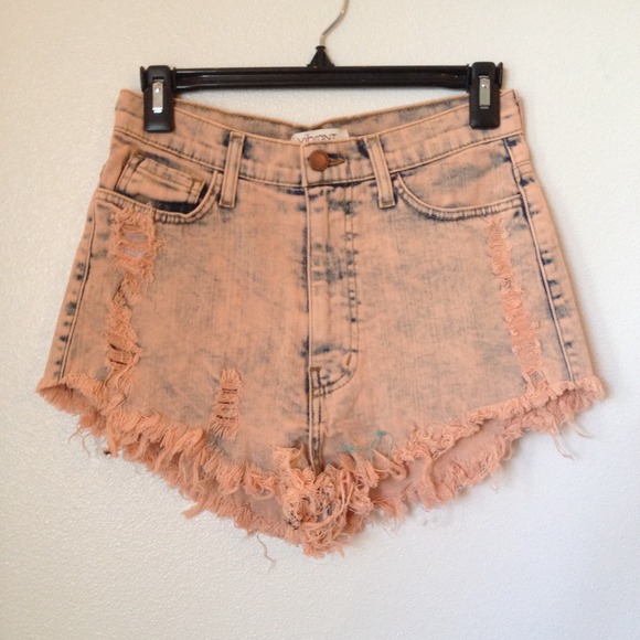 Peach High Wasted Shorts