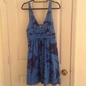 Blue Floral Dress