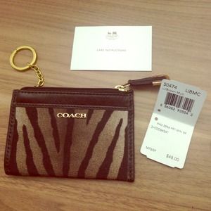 Brand new coach coin purse/small wallet