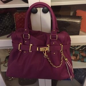 Steve Madden Fushcia Purse with tassel