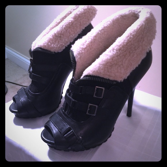ALDO brand UGG inspired urban heels