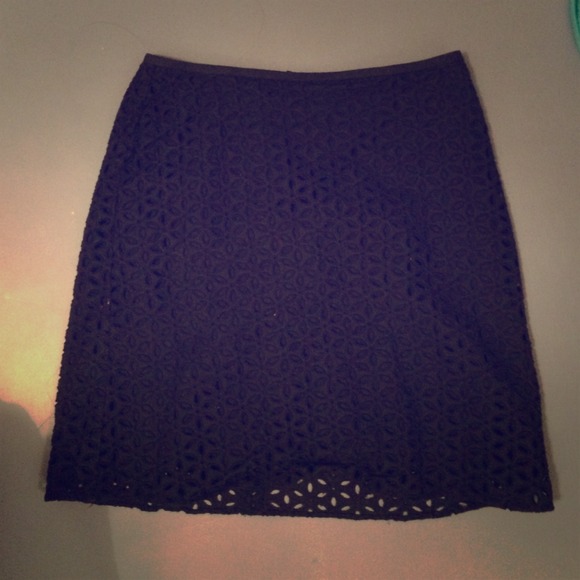 eyelet mini jcrew skirt