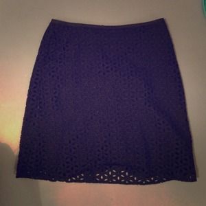 eyelet mini jcrew skirt