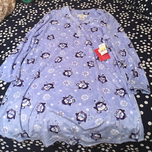 Body length fleece pajama wear.