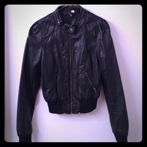 Faux Leather Jacket