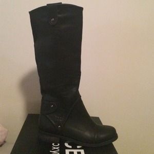 Riding boots black  size 8