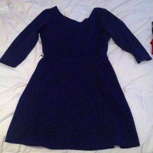 Dark Blue and Black Dress