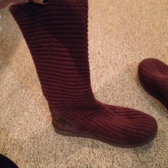 Ugg Australia brown knit boots - Picture 2 of 4