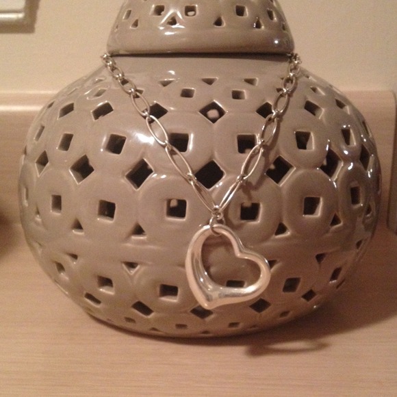 Tiffany & Co Large Open Heart Necklace