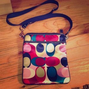 Colorful Coach Crossbody Bag