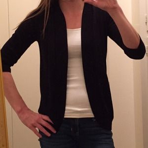 Lightweight black cardigan