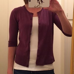 Purple Cardigan