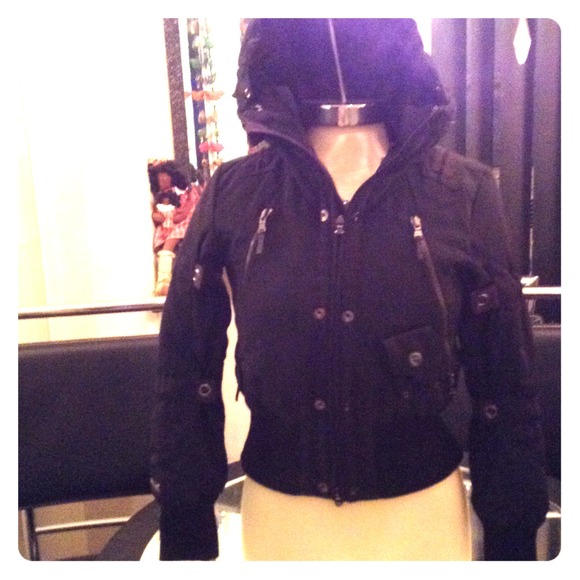 Ralph Lauren RLX black coat