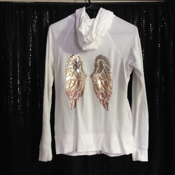 White Victoria's Secret Zip Up