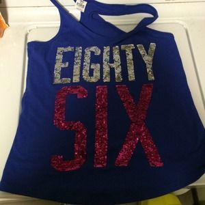 Victoria's Secret Pink Racer Back Bling Tank