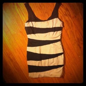 Black/white out for the night dress