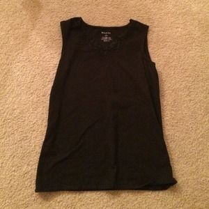 Size M White Stag Black Tank Top