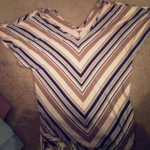 Striped old navy slouchy shirt