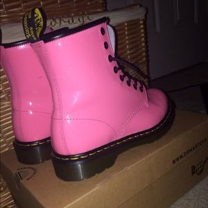 Pink Dr. Marten.
