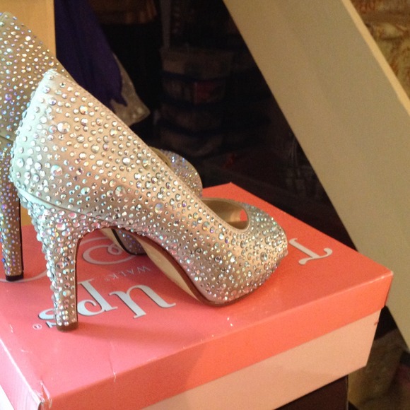 Touch Ups Rhinestone Pumps