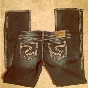 Women's Silver Twisted jeans size 29x33
