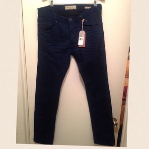 Men's navy blue guess jeans