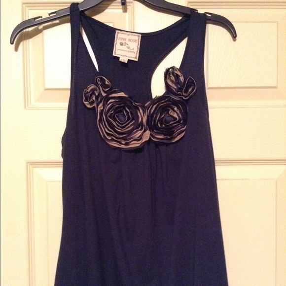Pink Rose Tops - Pink Rose tank top