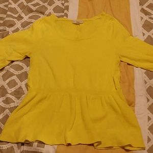Beautiful bright yellow sweater