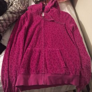Pink zip up