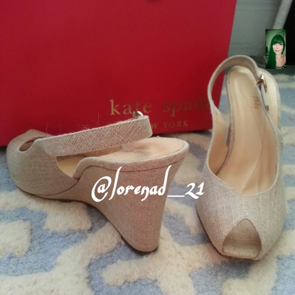 kate spade Shoes - Kate Spade Linen Shoes NoOffrsDeclined